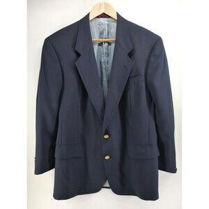Hart Schaffner & Marx Blazer‎ Jules Jack Nicklaus Gold Buttons Navy Blue 41R